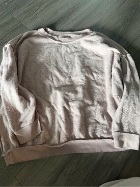 Free People Crewneck Sweatshirt - Pale Blush